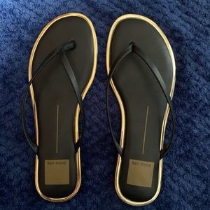 Black & Gold Dolce Vita Sandal